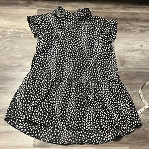 Doe & Rae Black and White Blouse